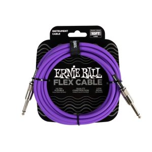 EB Flex Instr Cable Strt/Strt 10Ft - Purple