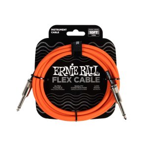 EB Flex Instr Cable Strt/Strt 10Ft - Orange